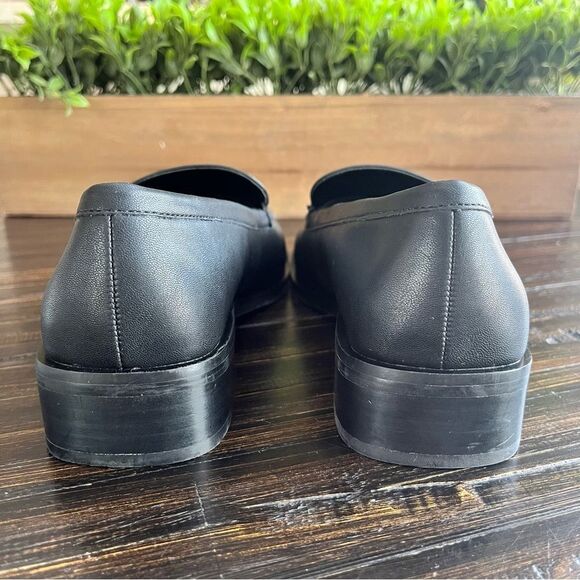 OPEN EDIT Blayke Loafer In Black Faux Leather Size 6.5 NEW - Picture 10 of 16